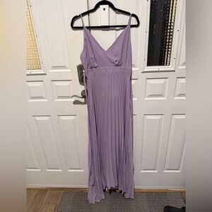 Elegant Lavender Maxi Dress